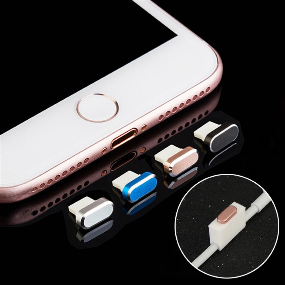 Mobile Phone Dust Plug Charge Port Stopple For Apple iPhone X XS Max XR 8 7 6 6S Plus 5S SE 5C Phone Accessories For iPad + Gift