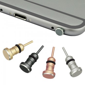 Mobile Phone Earphone Dust Plug 3.5mm Headset Jack Interface Anti Mobile Card Retrieve Card Pin for Apple IPhone OPPO Samsung