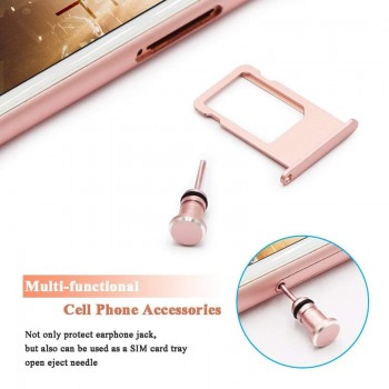 IPUMYNO 10 sets Type-C Dust Plug Aluminium Type C Jack Phone USB-C Charger Port For Xiaomi Mi A1 5X Huawei P10 P20 Samsung S8 S9