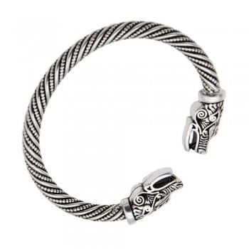 Fatpig Indian Teen Wolf Head Bracelet Jewelry Fashion Accessories Viking Bracelet Men Wristband Cuff Bracelets For Women Bangles