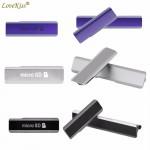 Z1 L39 Micro SD USB Charging Port Slot DustProof Cover For Sony Xperia Z1 L39h Honami C6902 C6903 Dust Plug SIM Card Case Bumper