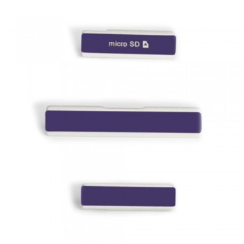 Z1 L39 Micro SD USB Charging Port Slot DustProof Cover For Sony Xperia Z1 L39h Honami C6902 C6903 Dust Plug SIM Card Case Bumper