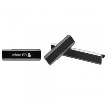 Z1 L39 Micro SD USB Charging Port Slot DustProof Cover For Sony Xperia Z1 L39h Honami C6902 C6903 Dust Plug SIM Card Case Bumper