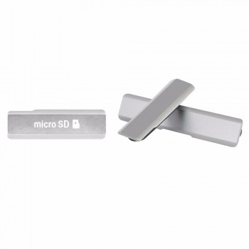 Z1 L39 Micro SD USB Charging Port Slot DustProof Cover For Sony Xperia Z1 L39h Honami C6902 C6903 Dust Plug SIM Card Case Bumper