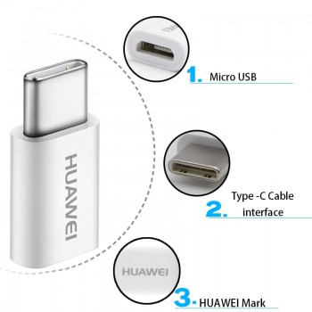 HUAWEI Micro USB to Type C Converter Type-c Cable Adapter Fast Charger honor 8 9 V8 P9 Supercharge P10 Plus mate 9 10 Pro nova