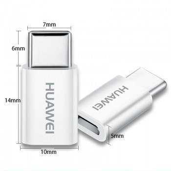 HUAWEI Micro USB to Type C Converter Type-c Cable Adapter Fast Charger honor 8 9 V8 P9 Supercharge P10 Plus mate 9 10 Pro nova