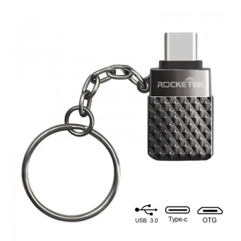 Rocketek high quality USB 3.0 to Type c OTG adapter Alumium Phone type-c accessories Connector for Xiaomi Oneplus LG Nexus 5X/6P