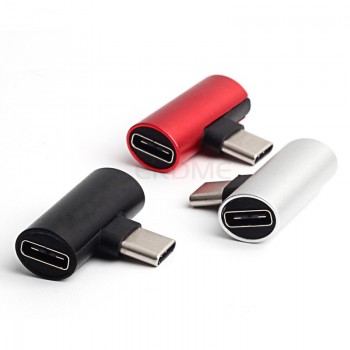 2 In 1 Type C USB 3.1 Audio Charging Dual Adapter AUX Splitter Charger Earphone AUX Cable Connector Converter Adapter