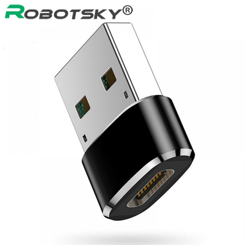 Robotsky USB Male to USB Type C Female OTG Adapter Converter Type-c Cable Adapter For Nexus 5x 6p Oneplus 3 2 USB-C Data Charger