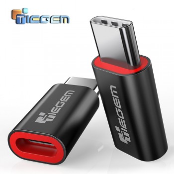 TIEGEM USB Adapter USB C to Micro USB OTG Cable Type C Converter for Macbook Samsung Galaxy S8 S9 Huawei mate 20 pro OTG Adapter