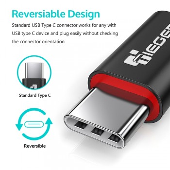 TIEGEM USB Adapter USB C to Micro USB OTG Cable Type C Converter for Macbook Samsung Galaxy S8 S9 Huawei mate 20 pro OTG Adapter