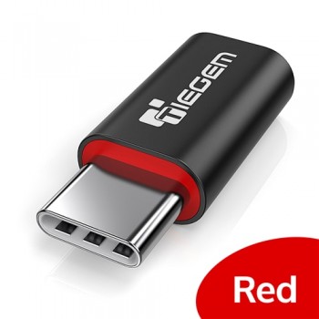 TIEGEM USB Adapter USB C to Micro USB OTG Cable Type C Converter for Macbook Samsung Galaxy S8 S9 Huawei mate 20 pro OTG Adapter