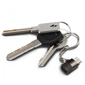 ZRSE USB Type C Adapter Micro USB to Type-C Convert Connector with Keychain Android to Type-c Converter for Samsung Xiaomi