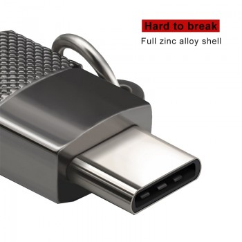ZRSE USB Type C Adapter Micro USB to Type-C Convert Connector with Keychain Android to Type-c Converter for Samsung Xiaomi