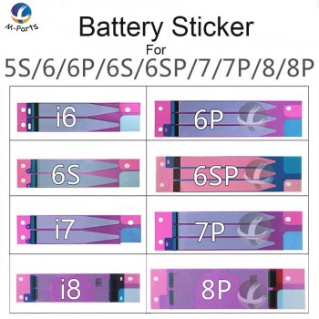 10pcs Battery Adhesive Sticker For iPhone XS Max XSM XR X 8 Plus 7 Plus 6S 6 Plus 5S SE 5C 5 4S 4 Battery Glue Tape Strip Tab