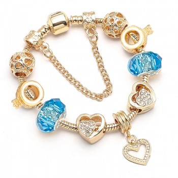 BAOPON Dropshipping New Famous Brand Jewelry Women Charm Bracelet 2018 Fine Bracelet Gold Bracelets Pulseras Mujer