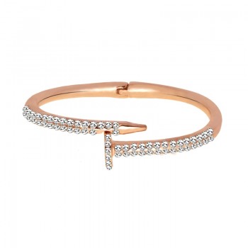 BGG Screws Nail Cuff Bangles Copper Love Bracelets For Women Gold Pulsera Jewelry Stainless Steel Screw Bracelet Pulseiras