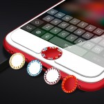 Moybmax crystal Touch ID Aluminum Home Button Sticker For iPhone 8 7 6 6s Plus SE 5s iPad Pro Fingerprint Identification