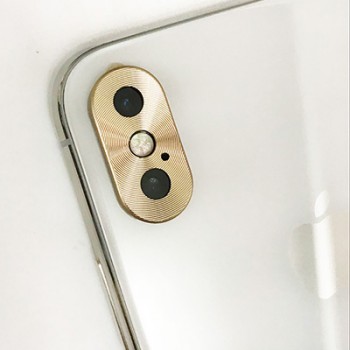 Metal Bumper Camera Protector For iPhone 7 plus Camera Screen Lens Cover For iPhone X Back Camera Metal Case Cover XS MAX XR