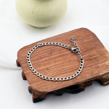 oulai777 stainless steel man bracelet gift male gothic style link chain on hand accessories couple bracelet for new year 2019
