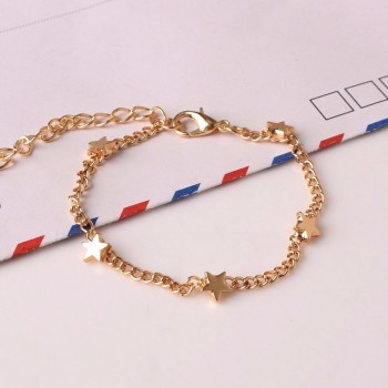 Luxury Gold/Silver Color Chain Link Bracelet for Women Ladies OL Style Copper Beads Bracelet Jewelry Wholesale Free Shipping