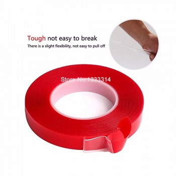 iRepair-You 1PCS 25M Strong Acrylic Adhesive PET Red Film Clear Double Sided Tape No Trace For Phone LCD Screen Repair Tools