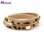 2018 Spring New Button Adjust Bracelet Multicolor Leopard Print Fine Gifts For Women