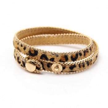2018 Spring New Button Adjust Bracelet Multicolor Leopard Print Fine Gifts For Women