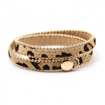 2018 Spring New Button Adjust Bracelet Multicolor Leopard Print Fine Gifts For Women