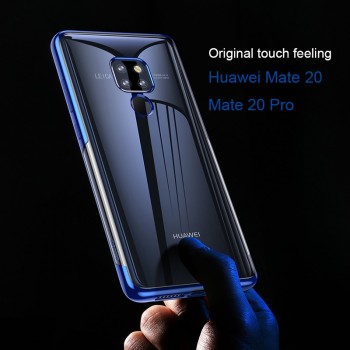 For Huawei Mate 20 Pro Case Soft Silicone Cover Clear Transparent Plating Bumper Case for Huawei Mate 20 / mate 20pro Case Cover