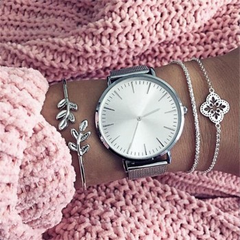 18 Styles Women Fashion Bow Leaves Cat Bangle Crystal Love Leather Pineapple Feather Open Bracelet Bohemian Accessories