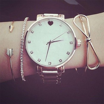 18 Styles Women Fashion Bow Leaves Cat Bangle Crystal Love Leather Pineapple Feather Open Bracelet Bohemian Accessories
