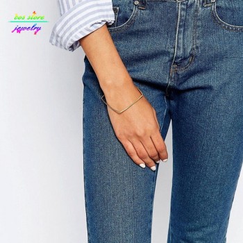 Minimal Modern Jewelry Other Stories Brief Square/Round Geometric Bracelets amp; Bangles Bijoux