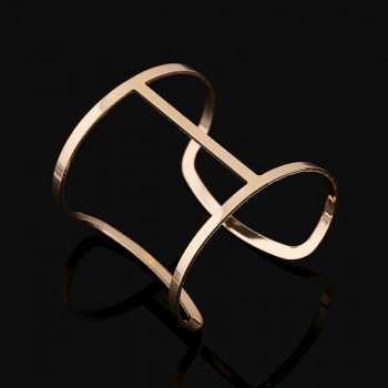 Fashion Vintage Bracelets 2017 Geometric Style Pop Punk Metal Women Unisex Charm Bracelets Bangles