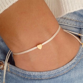 Miss JQ New Fashion Alloy Gold Beads Circle Bracelets Set for Women Handmade Adjustable Bracelets amp; Bangles Jewelry bileklik