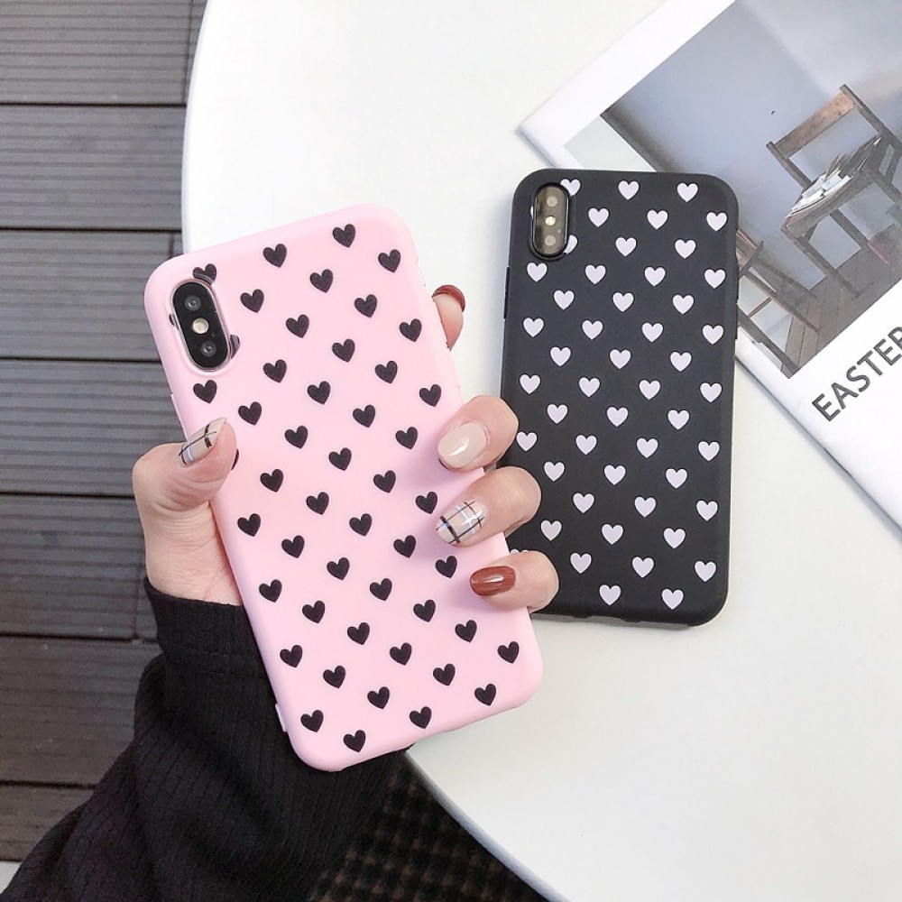 For Huawei P8 P9 P10 P20 Lite Plus P30 Pro 2017 P Smart 2019 Case For Huawei Mate 7 8 9 10 20 X Lite Pro Cute Love Heart Cover