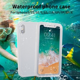IP68 Real Waterproof Phone Case For iPhone X 8 7 Plus 6 6S Plus Full Protection Cover Under Water Case For iPhone 5 5S XR XS Max