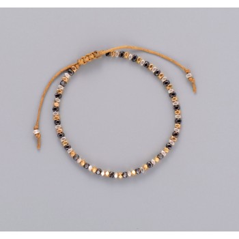 Simple Bracelet New Fashionable Metal Bead Adjustable Bracelet Vintage Hollywood Beaded Bohemia Bracelets for women