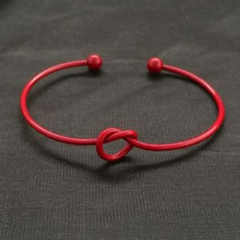 1PCS/SET Vintage Cuff Bracelet Bangles for Women Brief silver plated Open Arrow Knotted Charms Bracelet Jewelry Valentines Gift