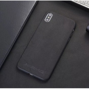Motorsport AMG Gran Turismo GTR Turn fur cover case for iphone 6 6S plus 7 plus 8 plus X XR XS MAX Luxury car phone leather case