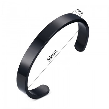 Vnox Free Engraving Personalized Couple Cuff Bracelets for Men Women Bangle Stainless Steel Classic Lover DIY Jewelry Gift