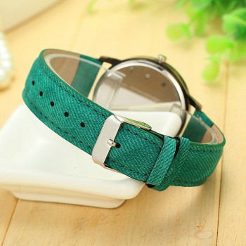 2018 Fashion Global Travel By Plane Map Denim Fabric Band wristwatch Bracelet Women wristwatches Quartz Feminino Bangles Jewelry