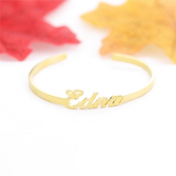 V Attract Personalized Hand Link BFF Jewelry Kpop Custom Name Bracelets Bangles Women Men Bijoux Femme Gold Erkek Bileklik 2018