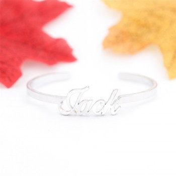 V Attract Personalized Hand Link BFF Jewelry Kpop Custom Name Bracelets Bangles Women Men Bijoux Femme Gold Erkek Bileklik 2018