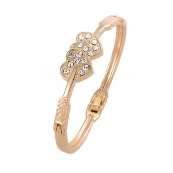ZOSHI Luxury Rose Golden Plated Chain Bracelet for Women Ladies AAA Cubic Zircon Crystal Jewelry Wholesale Bracelets Bangles