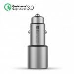 Original Xiaomi Mi Dual USB Car Charger 5V/3A 9V/2A 12V/1.5A Metal Universal Quick Charger QC 3.0 for iPhone Samsung LG Huawei