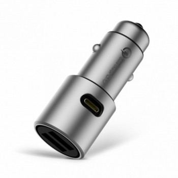 Original Xiaomi Mi Dual USB Car Charger 5V/3A 9V/2A 12V/1.5A Metal Universal Quick Charger QC 3.0 for iPhone Samsung LG Huawei