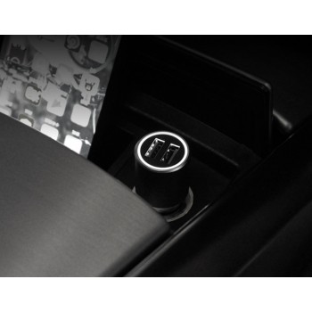 Original Xiaomi Mi Dual USB Car Charger 5V/3A 9V/2A 12V/1.5A Metal Universal Quick Charger QC 3.0 for iPhone Samsung LG Huawei
