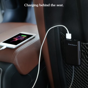 Powstro Expand Back Seat Car Charger 52W QC3.0 +2.4A+3.1A 4 USB Car phone Charger for iPhone8 X XS XR  iPad  Samsung S8 S9xiaomi