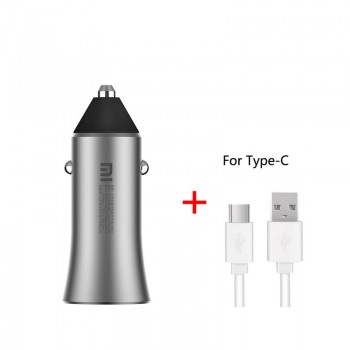 100% Original XiaoMi USB Car Charger Dual USB 5V/3.6A Volt Quick Car Charger Metal Compatible for Samsung for iPhone